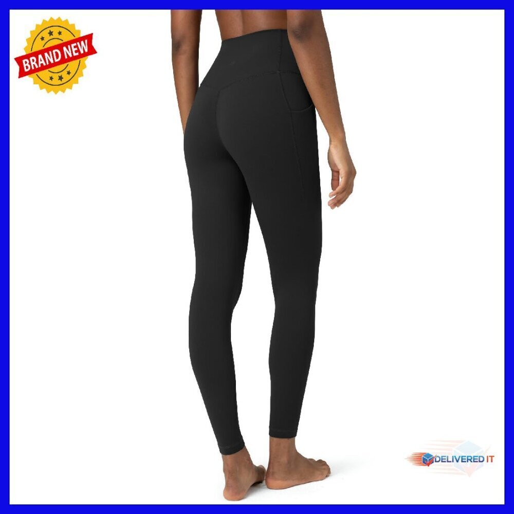 High Waisted Yoga Leggings with Pockets 25" Inseam Workout Pants